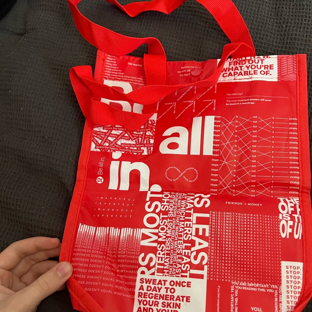 Lululemon bag